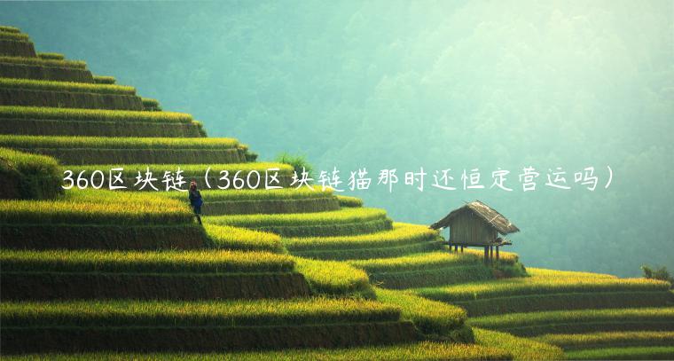 360区块链（360区块链猫那时还恒定营运吗）-第1张图片-欧意交易所