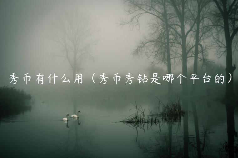 秀币有什么用（秀币秀钻是哪个平台的）-第1张图片-欧意交易所