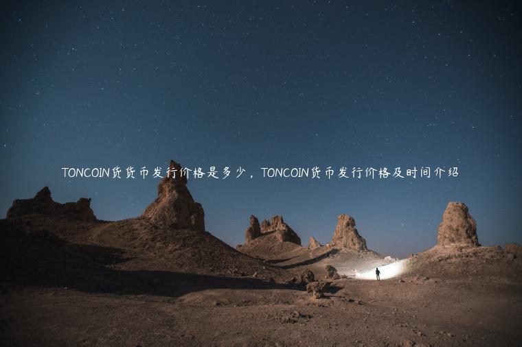 TONCOIN货货币发行价格是多少，TONCOIN货币发行价格及时间介绍-第1张图片-欧意交易所