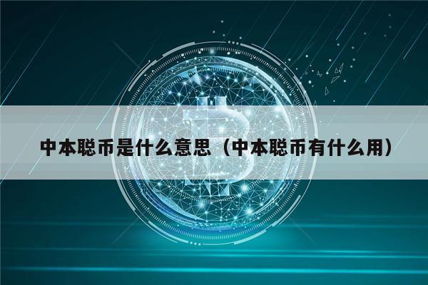 中本聪币是什么意思（中本聪币有什么用）-第1张图片-欧意交易所