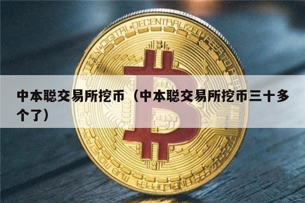 中本聪交易所挖币（中本聪交易所挖币三十多个了）-第1张图片-欧意交易所