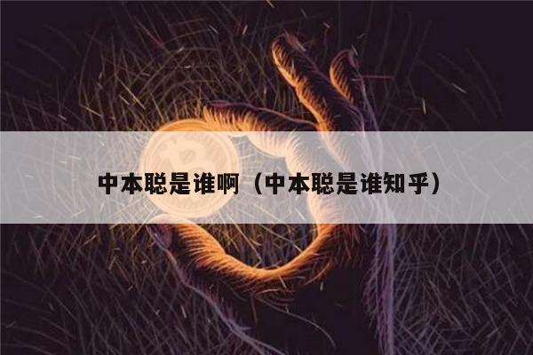 中本聪是谁啊（中本聪是谁知乎）-第1张图片-欧意交易所