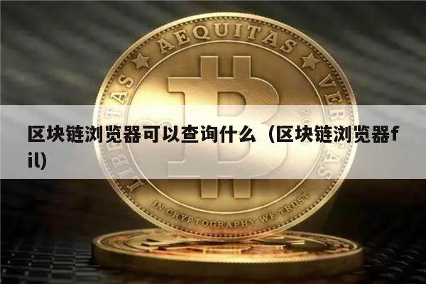 区块链浏览器可以查询什么（区块链浏览器fil）-第1张图片-欧意交易所