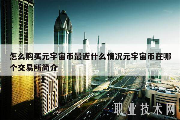 怎么购买元宇宙币最近什么情况元宇宙币在哪个交易所简介-第1张图片-欧意交易所
