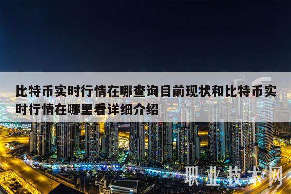 比特币实时行情在哪查询目前现状和比特币实时行情在哪里看详细介绍-第1张图片-欧意交易所