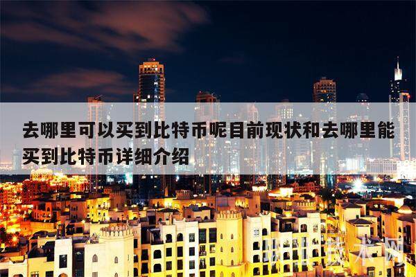 去哪里可以买到比特币呢目前现状和去哪里能买到比特币详细介绍-第1张图片-欧意交易所