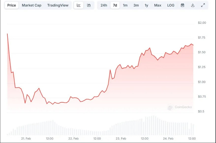 Pi币价格分析：暴跌60%后反弹160%