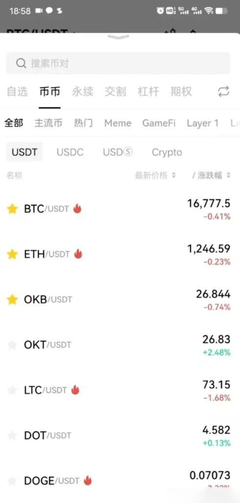 币安binance交易所现货交易
