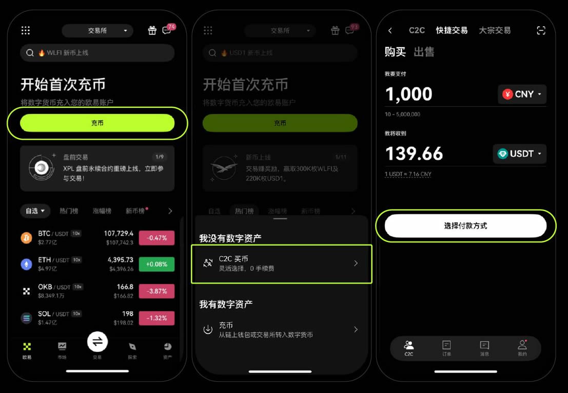 新用户交易指南：币安 C2C上线新手友好商家，轻松完成第一单交易