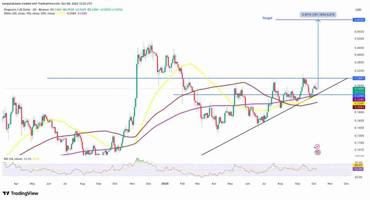 一文详细了解上次该指标亮起绿色时，狗狗币（DOGE）价格上涨了445%
