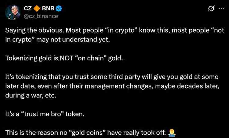 从去信任的比特币（BTC）到代币化的黄金 谁才是真正的「数字黄金」？