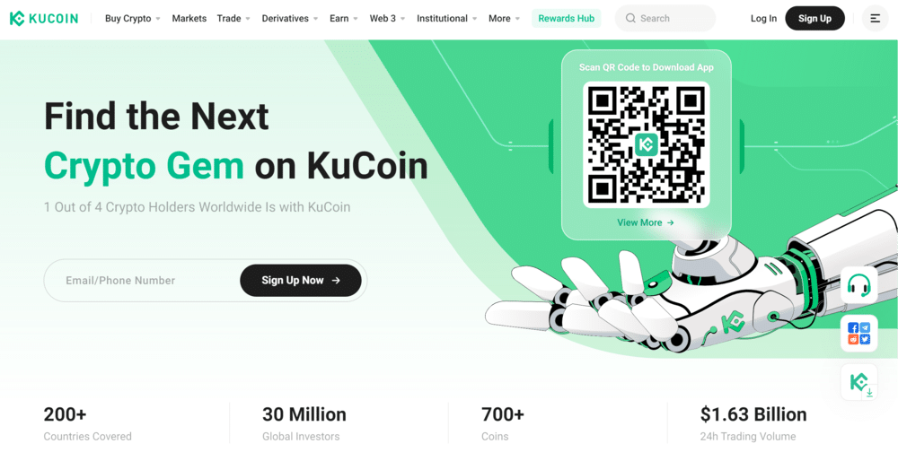 KuCoin —最适合加密货币质押的平台