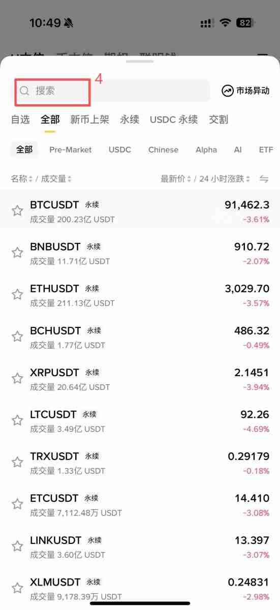 如何使用币安进行永续合约的做多和做空？币安进行永续合约的做多和做空的图文教程