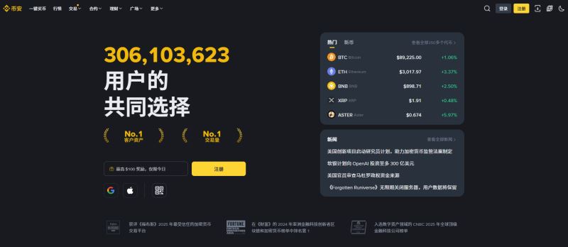 中国大陆binance安卓版官方入口 币安官方APP下载地址(附注册流程)