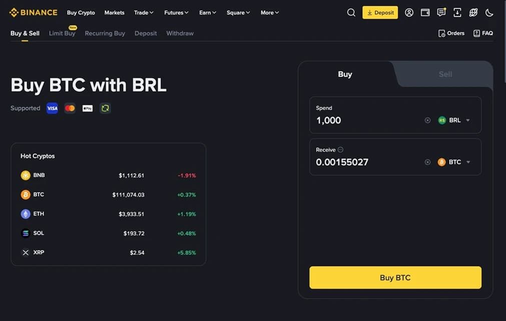 5. 币Binance ——机构用户的理想选择