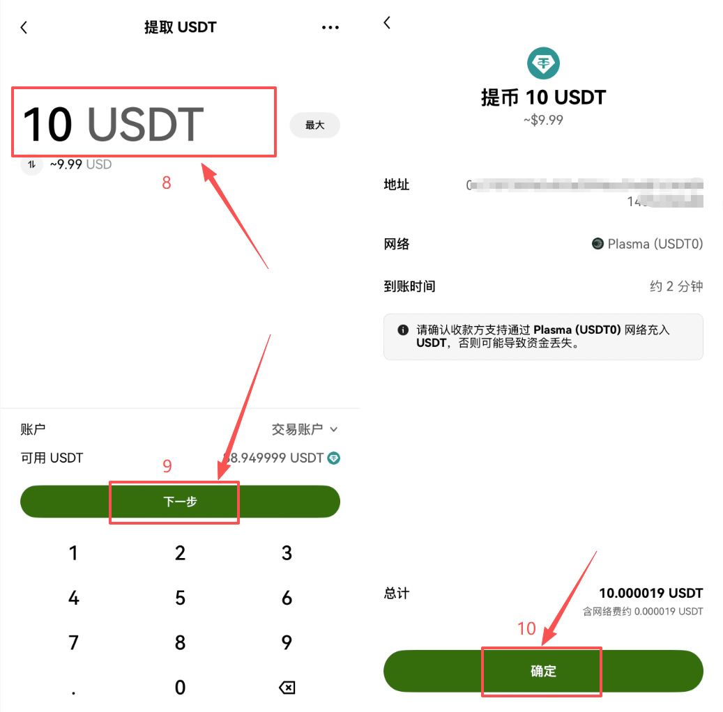 binance币安提USDT到Gate.io手续费多少？选哪条链最便宜？